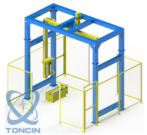 Machine d'emballage étirable automatique pour boîte en carton