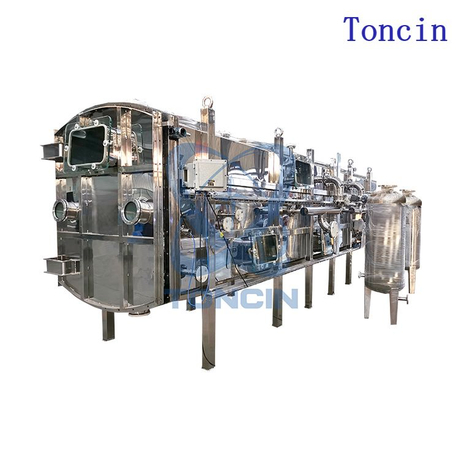 Toncin QPBF Filtre à bande sous vide horizontal en caoutchouc entièrement fermé, déshydratation à haut débit et lavage des gâteaux