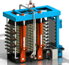 Filtre-presse à vide vertical automatique de tour pour l'industrie chimique