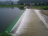 Barrage en caoutchouc de remplissage d'eau