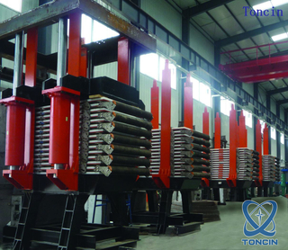 Toncin HVPF Vertical Automatic Filter Press pour l'industrie de la batterie au lithium