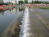 Barrage en caoutchouc de remplissage d'eau