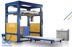 Machine d'emballage étirable de type anneau 300 % pré-étirée sur mesure pour le matériel mécanique
