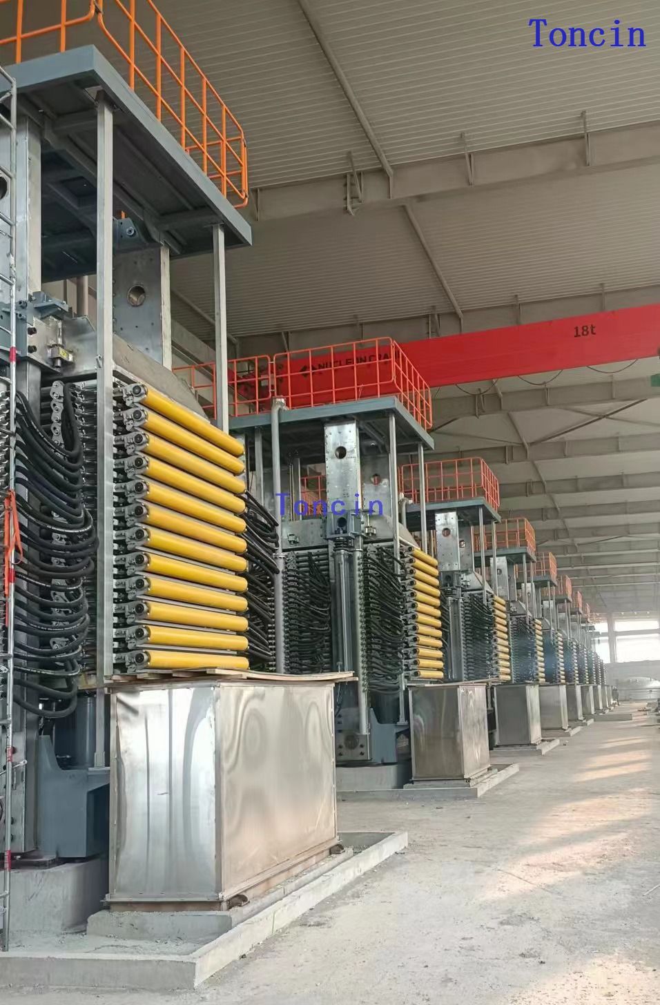 HVPF Vertical Automatic Press Filtre Toncin Tower Tower Filtre Press